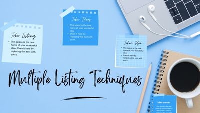 Multiple Listing Techniques _ Comedy Writing A La Carte Course 12.6 (Thumb 400x225px)